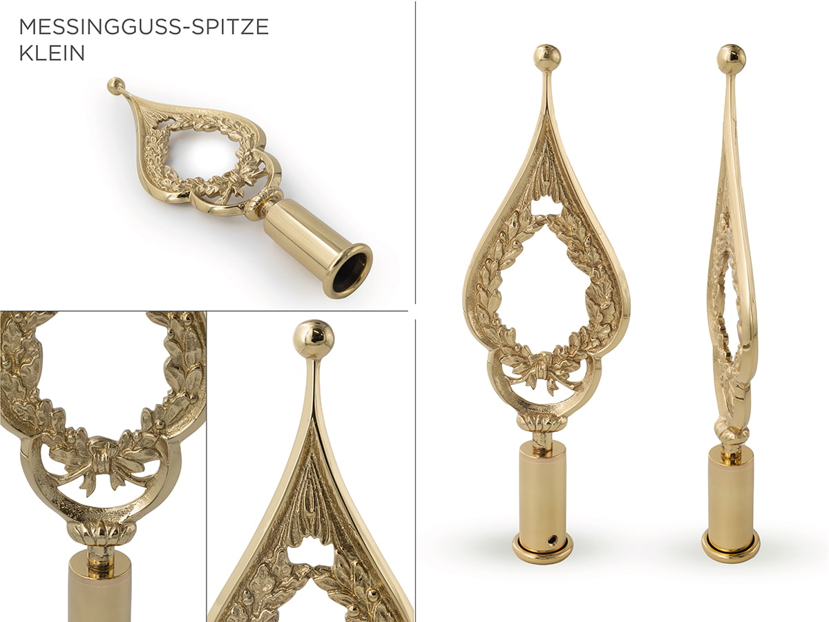 Zubehör Tradition - Messingguss-Spitze (Messing, Höhe: 28 cm)