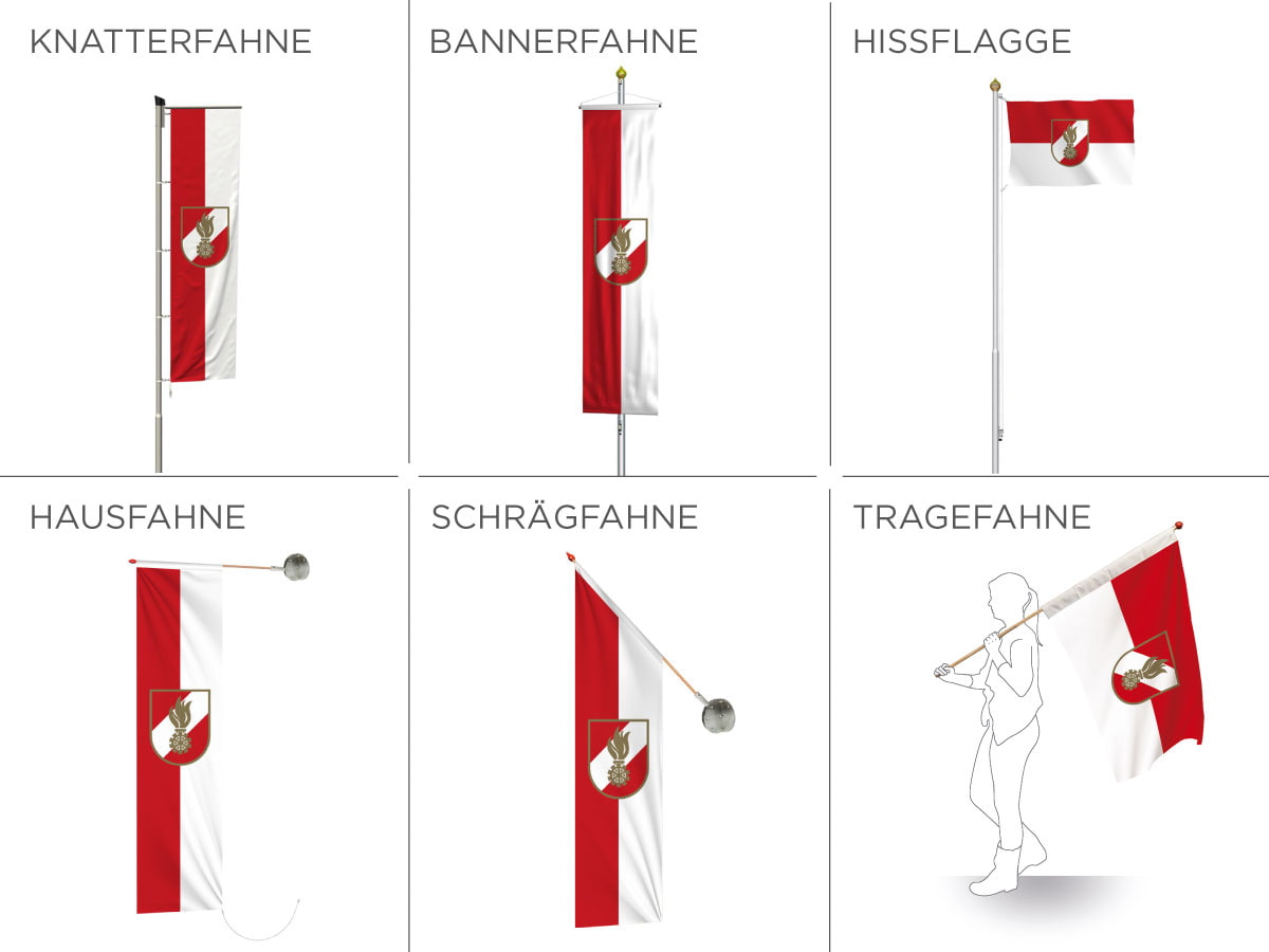 Feuerwehr Fahnen & Flaggen online kaufen - Fahnen Gärtner