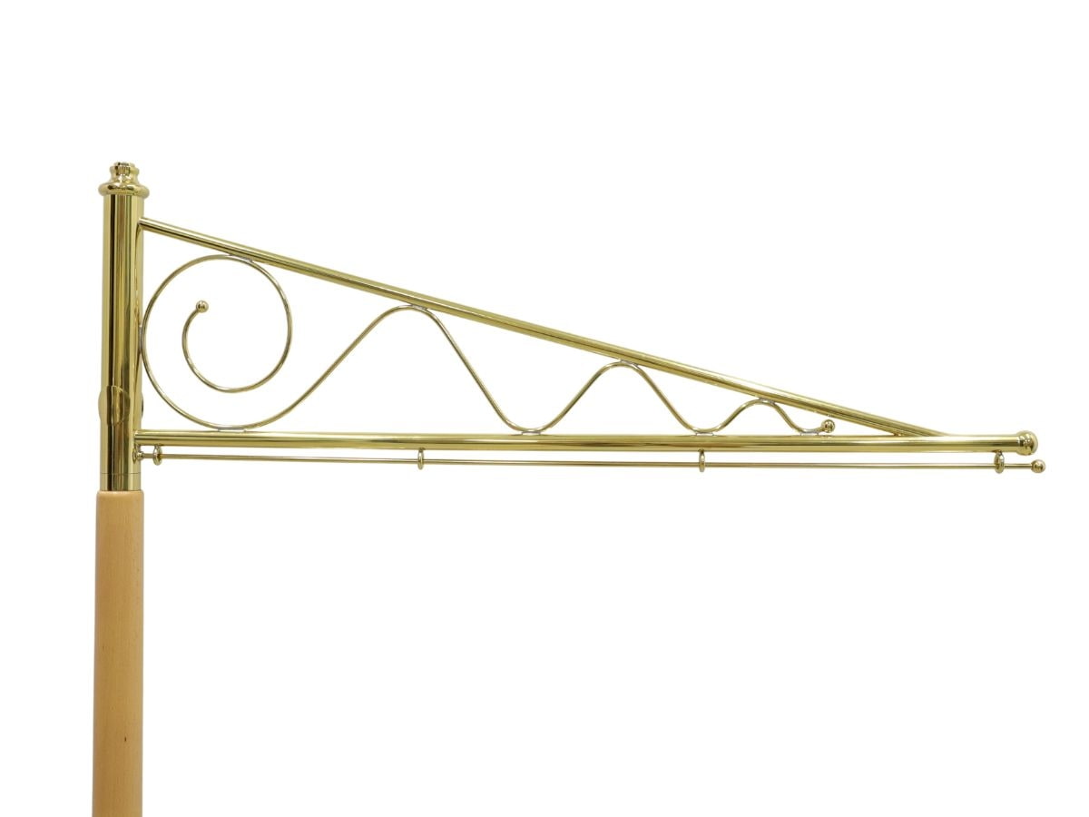 Zubehör Tradition - Standartengestänge mit Verzierung 60 cm 
