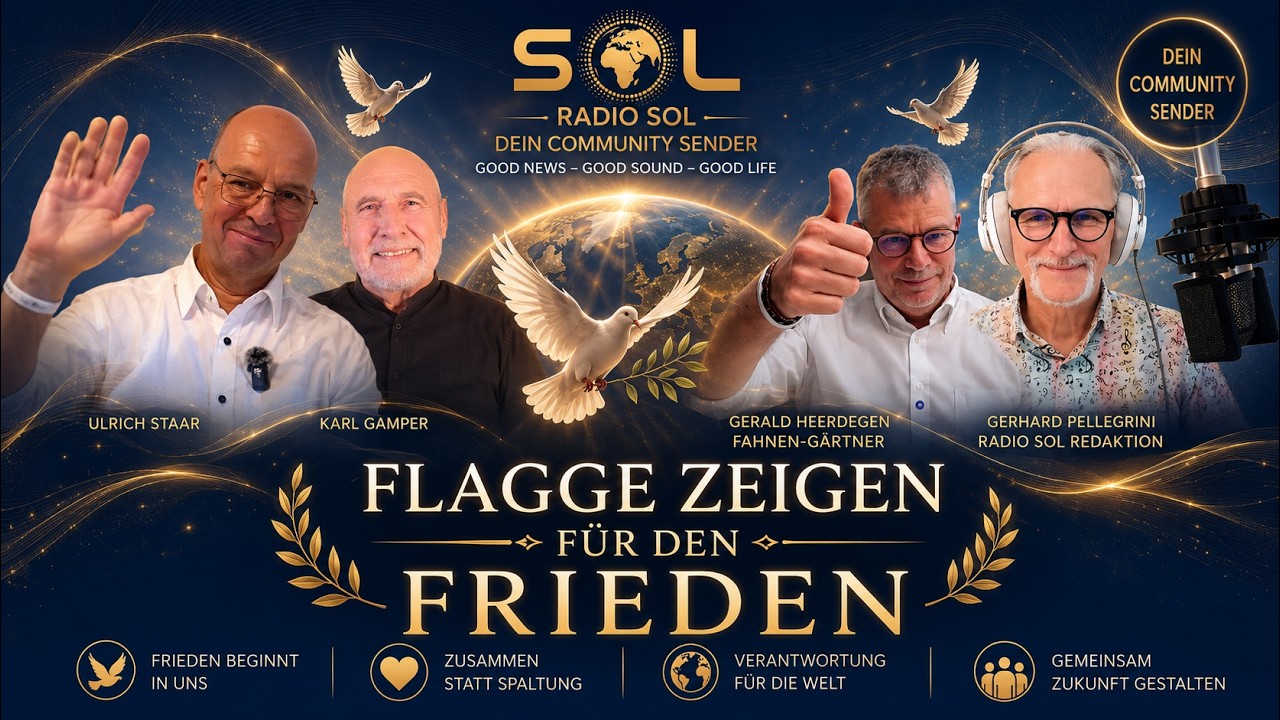 Flagge zeigen für den Frieden | Ulrich Staar, Karl Gamper & Gerald Heerdegen