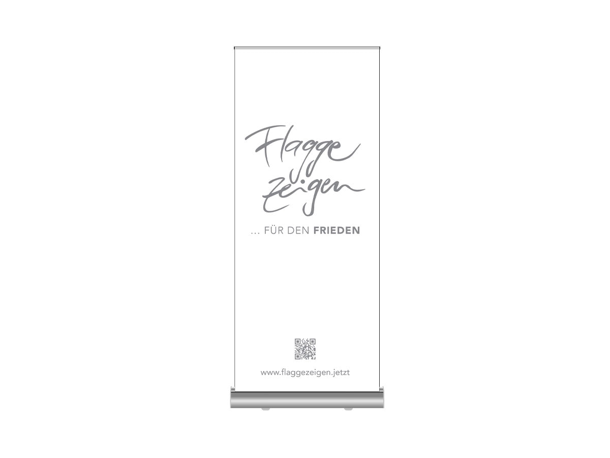 Roll-up - Flagge zeigen für den Frieden 